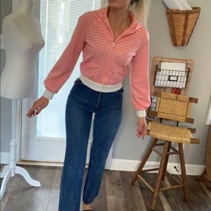 Vintage 60’s -70’s checkered jacket SZ S